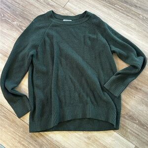 Old Navy Dark Green Crew Neck Sweater